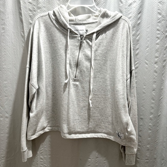 CK Calvin Klein Gray Women's Hoodie - Picture 4 of 5